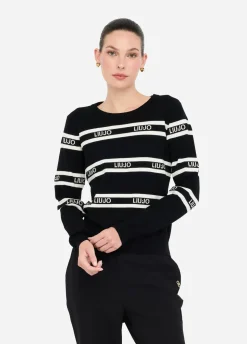 Liu Jo Jersey a rayas-Mujer Ropa Deportiva|Cárdigans Y Jerséis