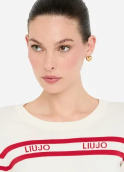 Liu Jo Jersey a rayas-Mujer Ropa Deportiva|Cárdigans Y Jerséis