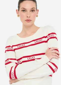 Liu Jo Jersey a rayas-Mujer Ropa Deportiva|Cárdigans Y Jerséis
