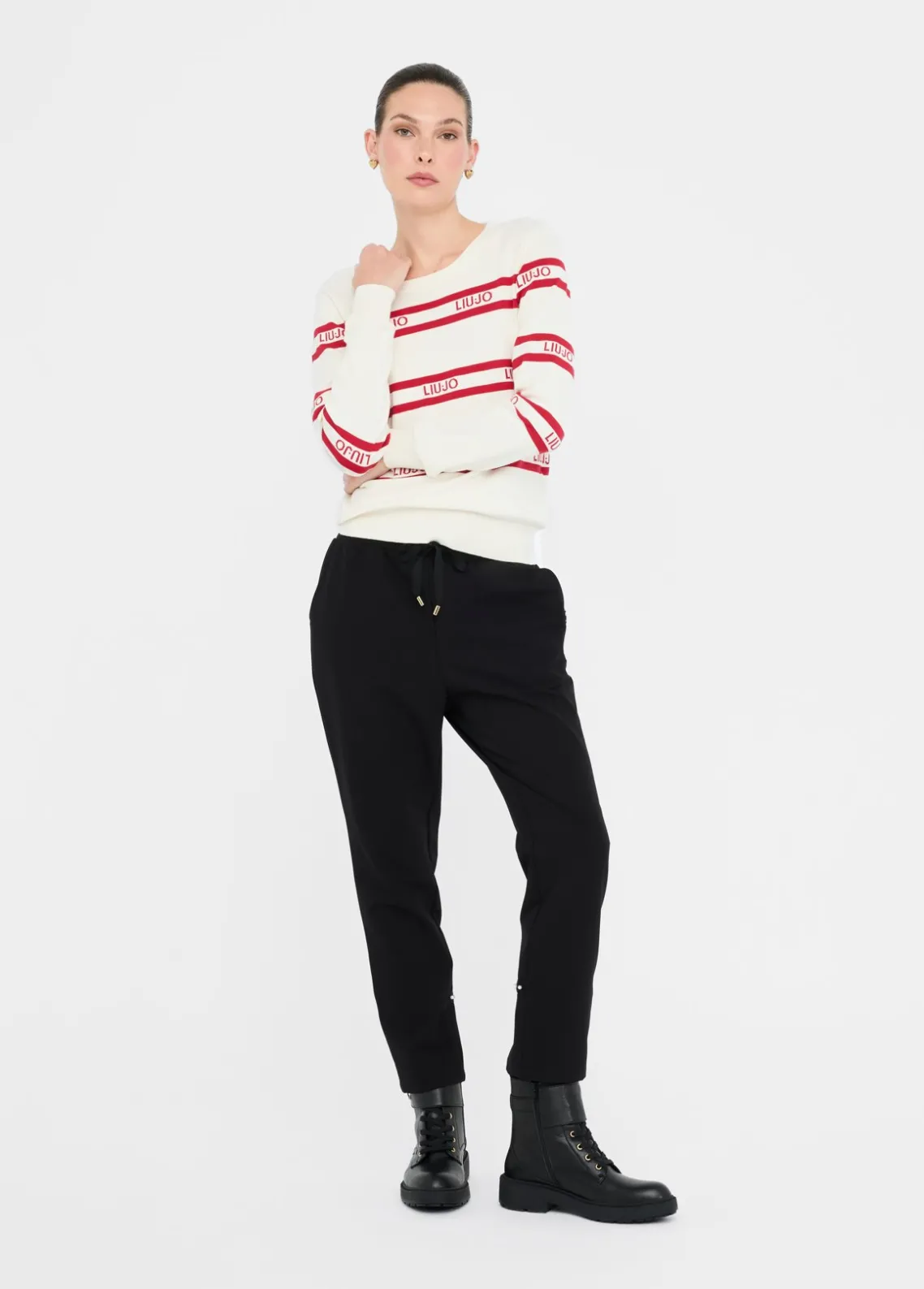Liu Jo Jersey a rayas-Mujer Ropa Deportiva|Cárdigans Y Jerséis