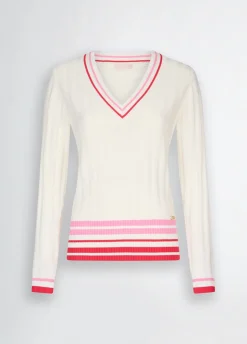 Liu Jo Jersey a rayas de color-Mujer Ropa Deportiva|Cárdigans Y Jerséis