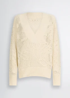 Liu Jo Jersey calado-Mujer Cárdigans Y Jerséis
