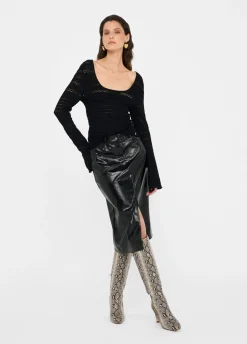 Liu Jo Jersey calado-Mujer Cárdigans Y Jerséis