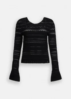 Liu Jo Jersey calado-Mujer Cárdigans Y Jerséis