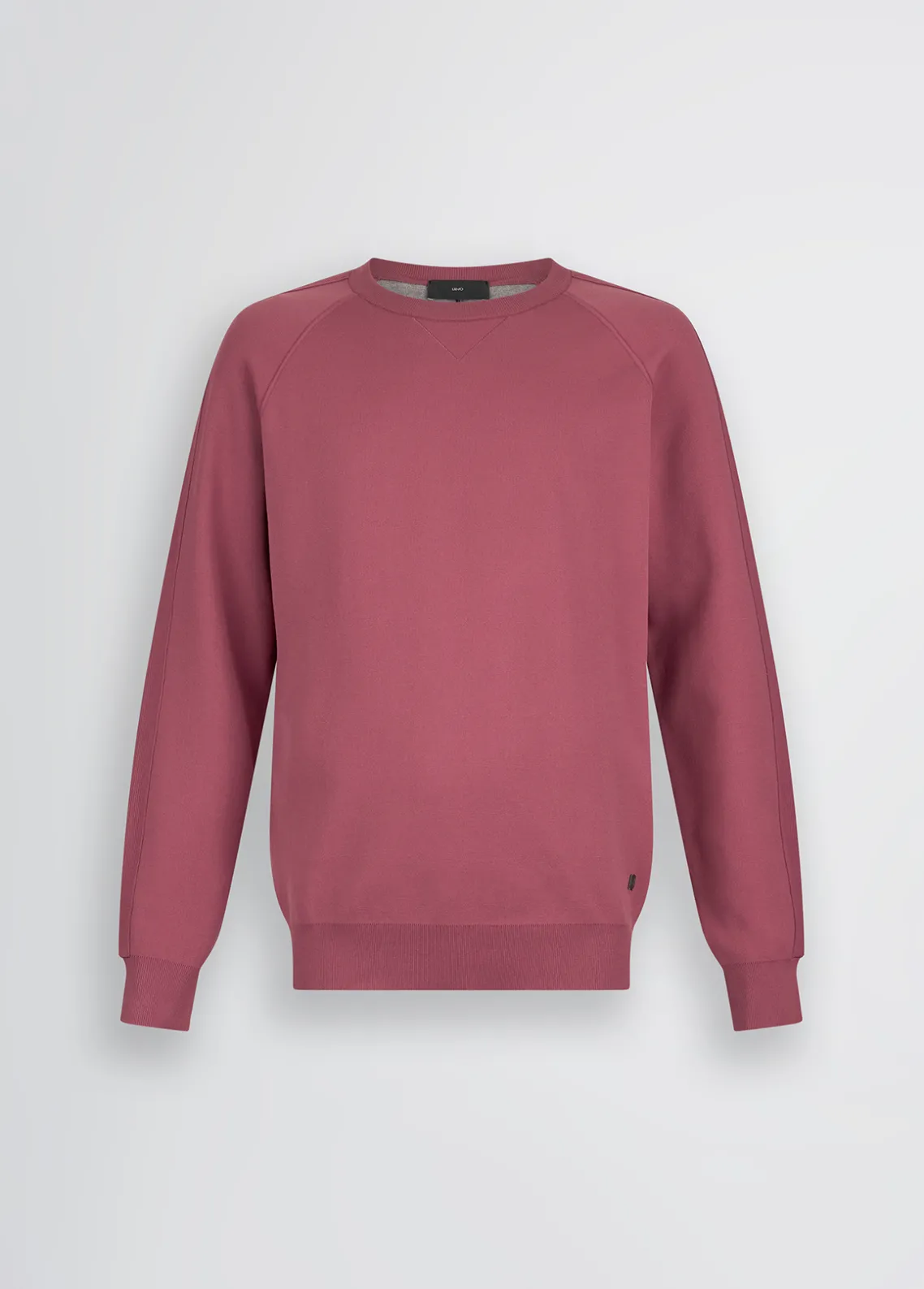 Liu Jo Jersey color frambuesa de cuello redondo-Hombre Jerséis Y Sudaderas