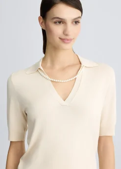 Liu Jo Jersey con collar-Mujer Cárdigans Y Jerséis