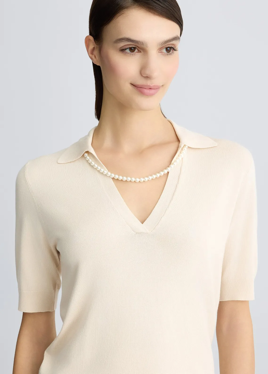 Liu Jo Jersey con collar-Mujer Cárdigans Y Jerséis