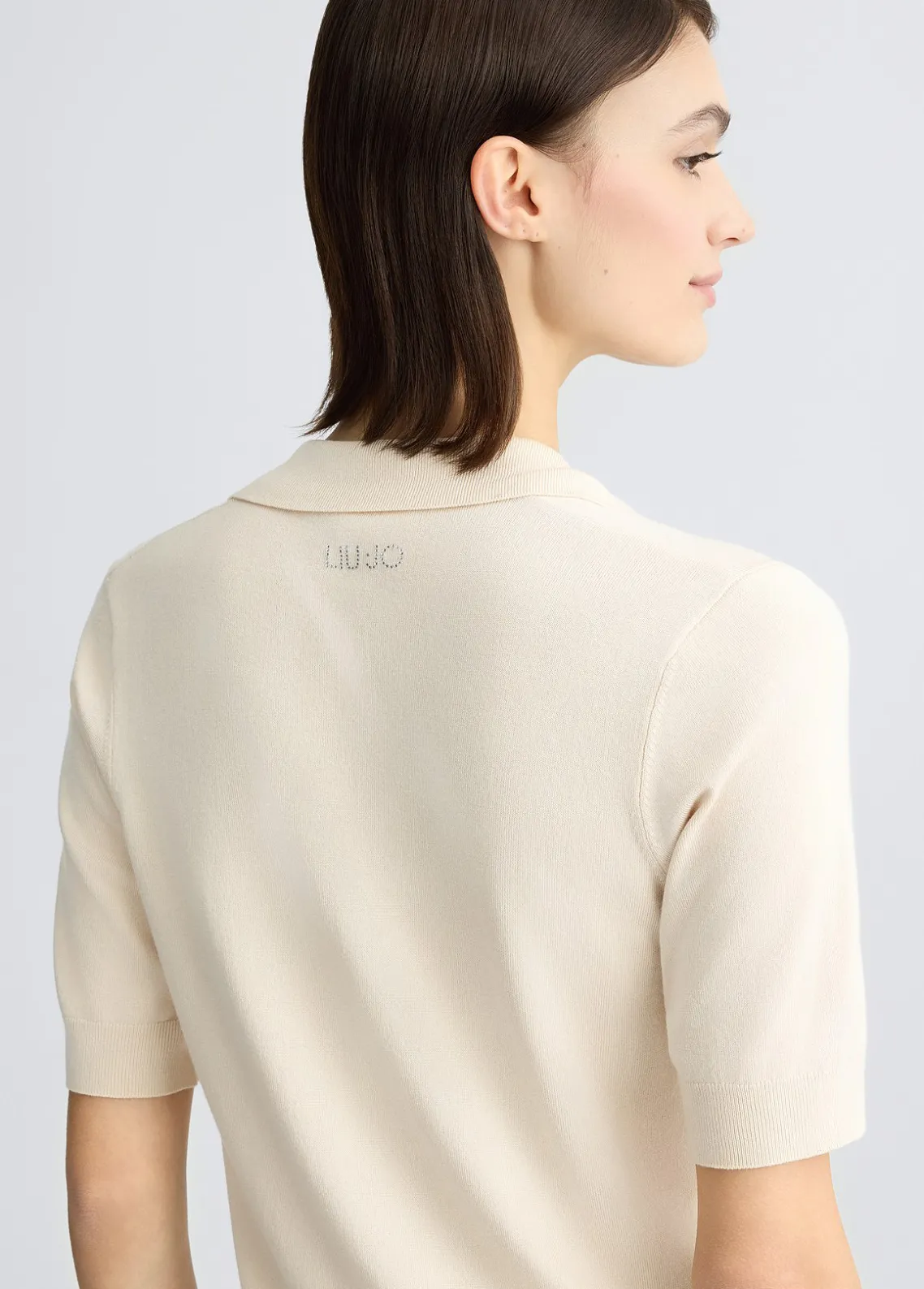 Liu Jo Jersey con collar-Mujer Cárdigans Y Jerséis