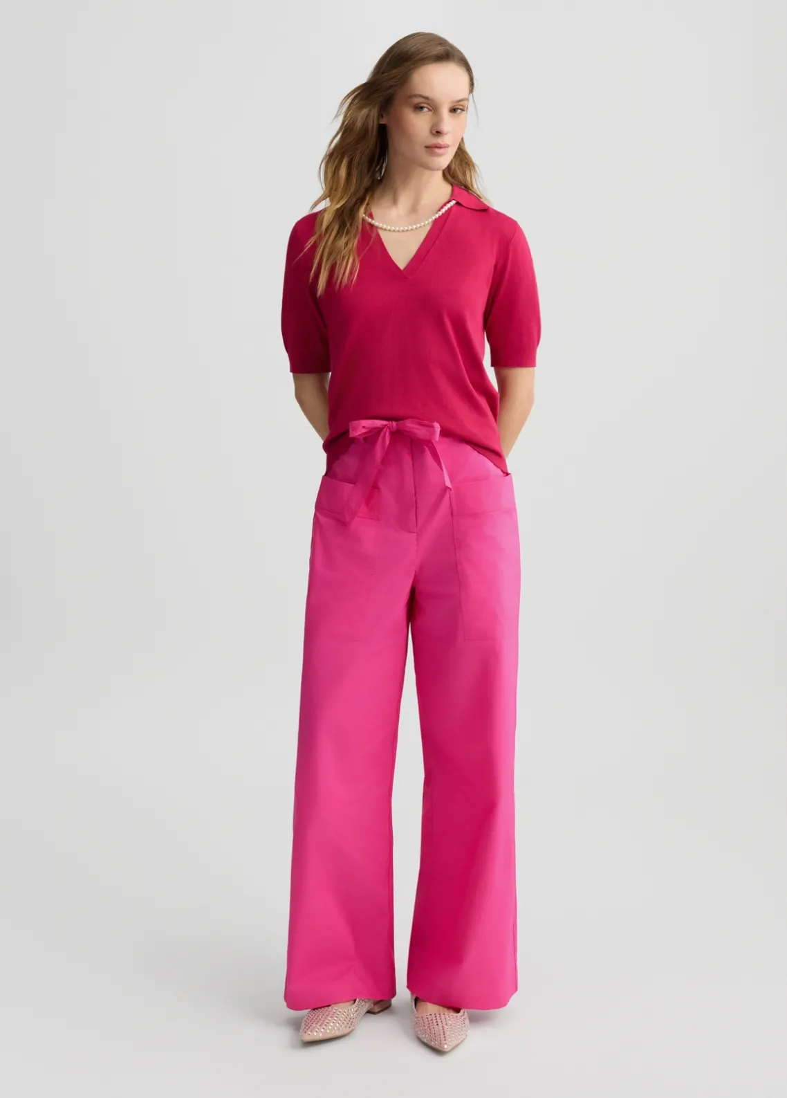 Liu Jo Jersey con collar-Mujer Cárdigans Y Jerséis