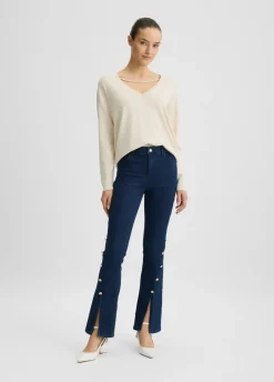 Liu Jo Jersey con collar-Mujer Cárdigans Y Jerséis