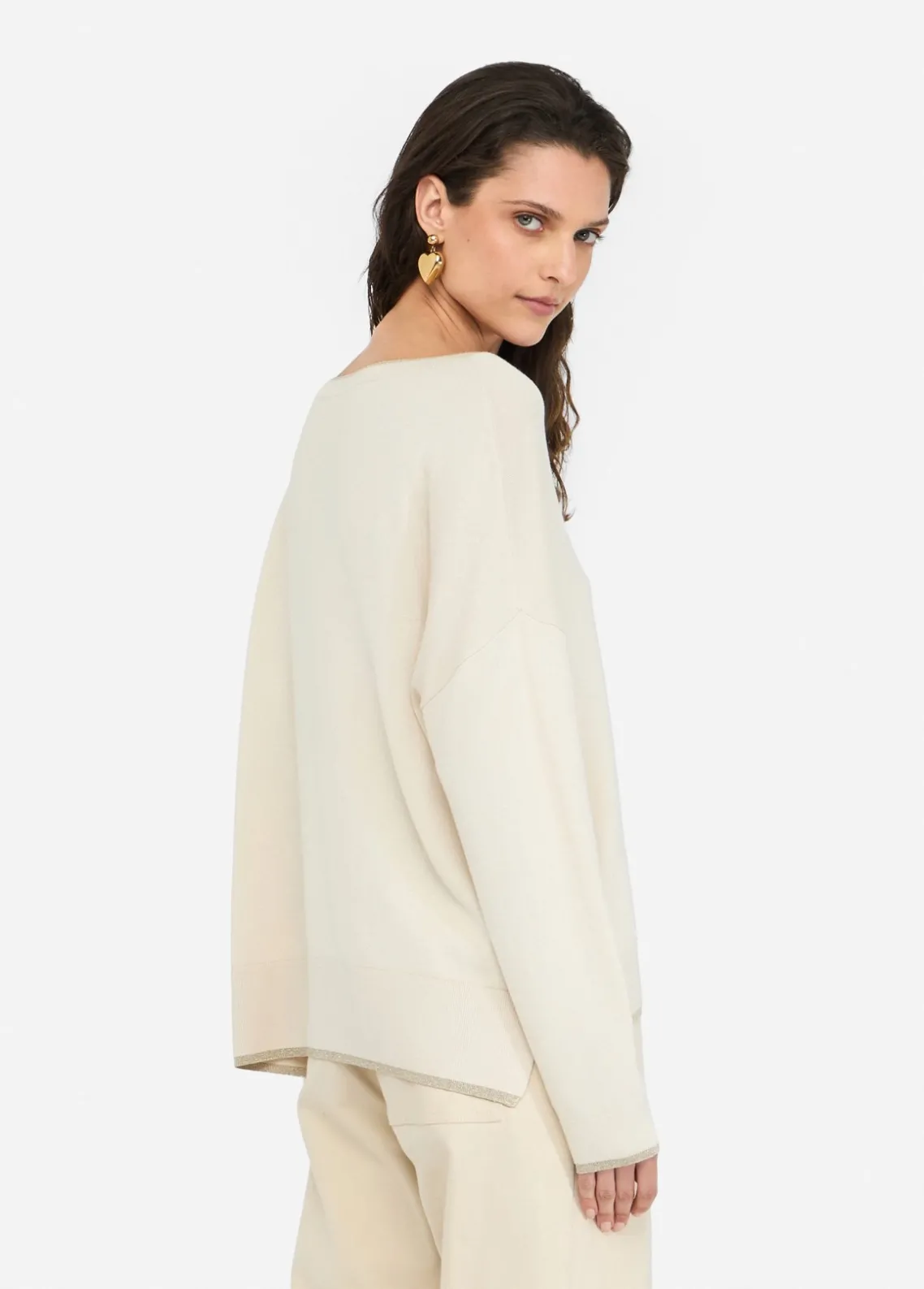 Liu Jo Jersey con detalles de lurex®-Mujer Cárdigans Y Jerséis