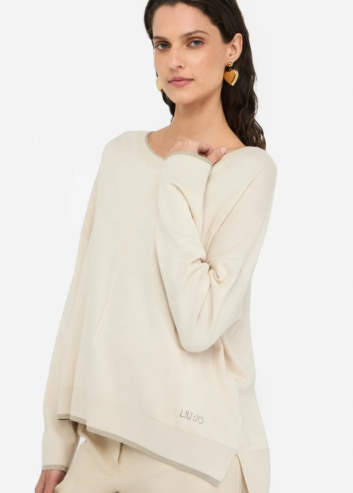 Liu Jo Jersey con detalles de lurex®-Mujer Cárdigans Y Jerséis