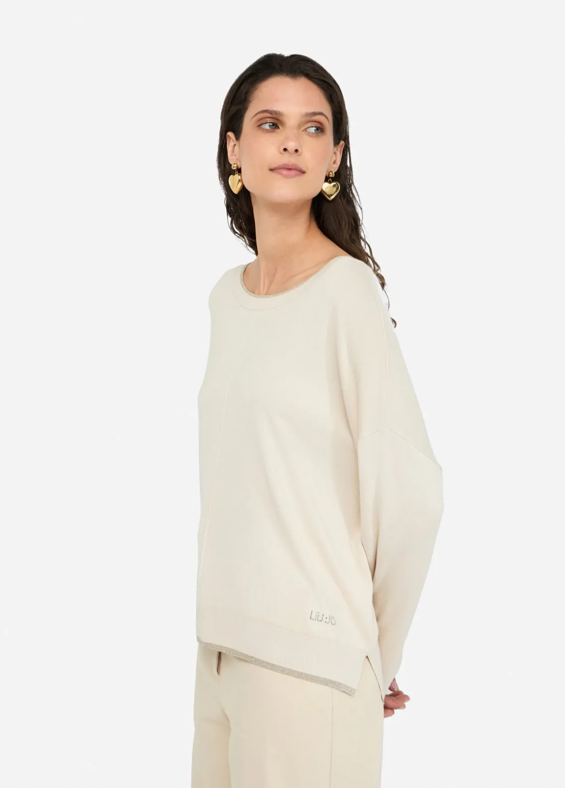 Liu Jo Jersey con detalles de lurex®-Mujer Cárdigans Y Jerséis