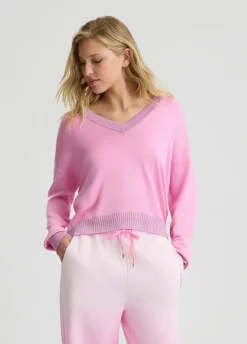 Liu Jo Jersey con escote de pico-Mujer Ropa Deportiva|Cárdigans Y Jerséis