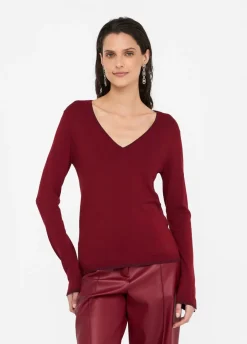 Liu Jo Jersey con escote de pico-Mujer Cárdigans Y Jerséis