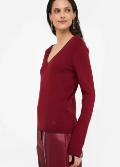 Liu Jo Jersey con escote de pico-Mujer Cárdigans Y Jerséis