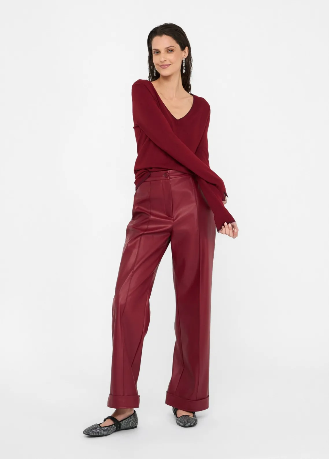 Liu Jo Jersey con escote de pico-Mujer Cárdigans Y Jerséis