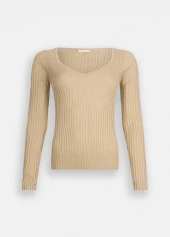 Liu Jo Jersey con escote de pico-Mujer Cárdigans Y Jerséis