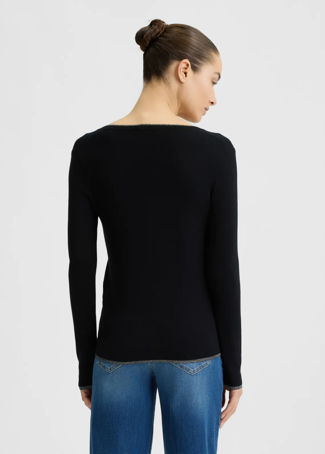 Liu Jo Jersey con escote de pico-Mujer Cárdigans Y Jerséis