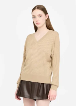 Liu Jo Jersey con escote de pico-Mujer Cárdigans Y Jerséis