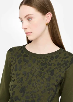 Liu Jo Jersey con estampado animal Better-Mujer Cárdigans Y Jerséis