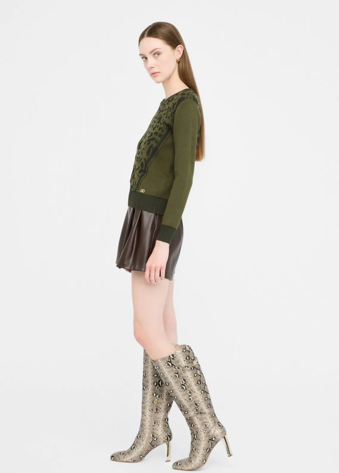 Liu Jo Jersey con estampado animal Better-Mujer Cárdigans Y Jerséis
