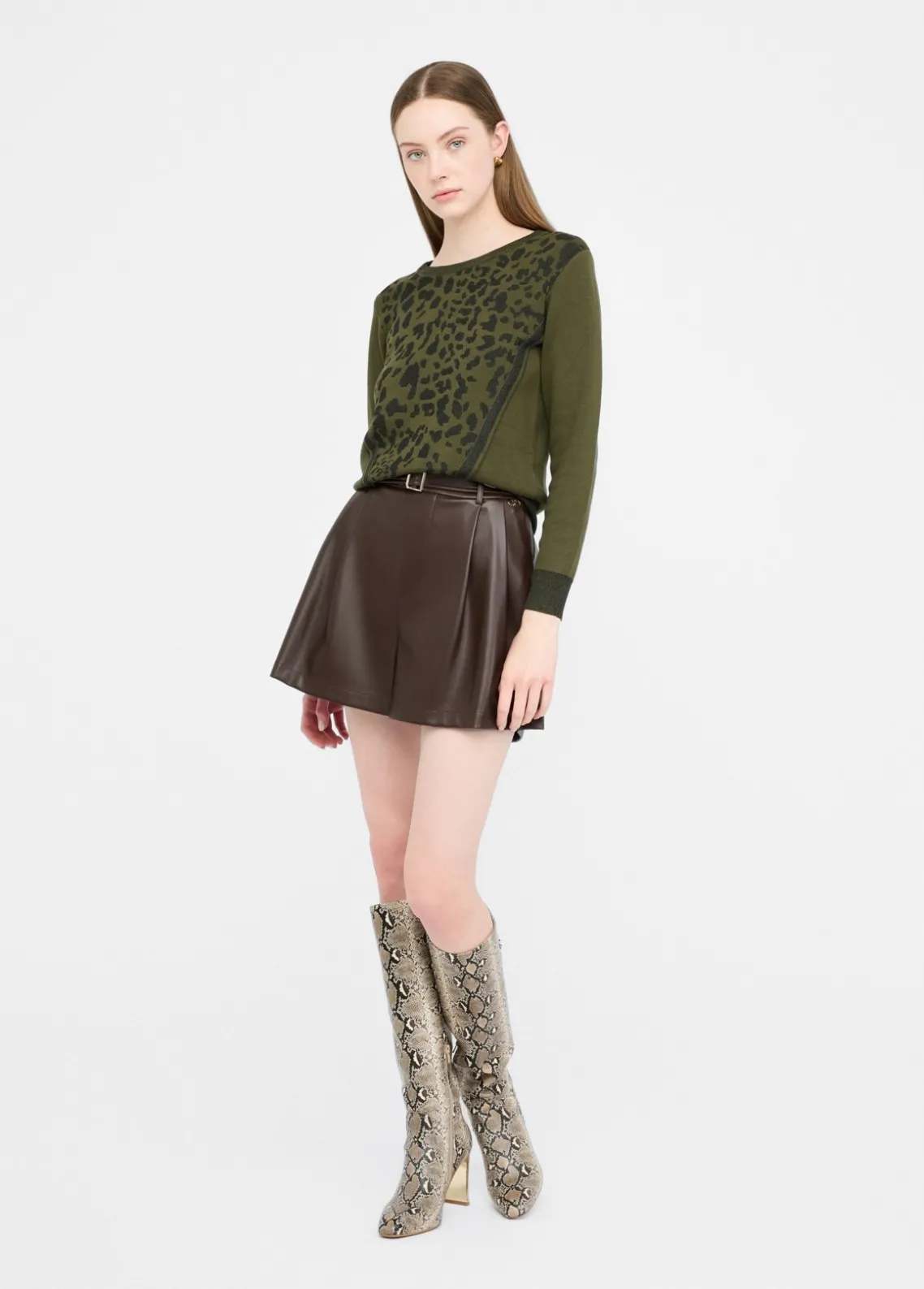 Liu Jo Jersey con estampado animal Better-Mujer Cárdigans Y Jerséis