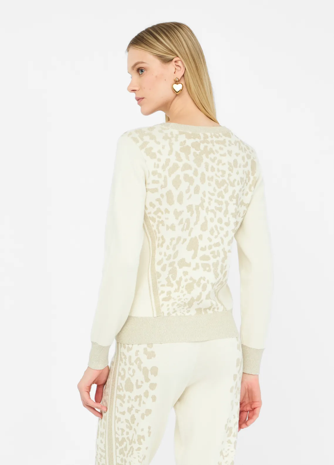 Liu Jo Jersey con estampado animal-Mujer Ropa Deportiva|Cárdigans Y Jerséis