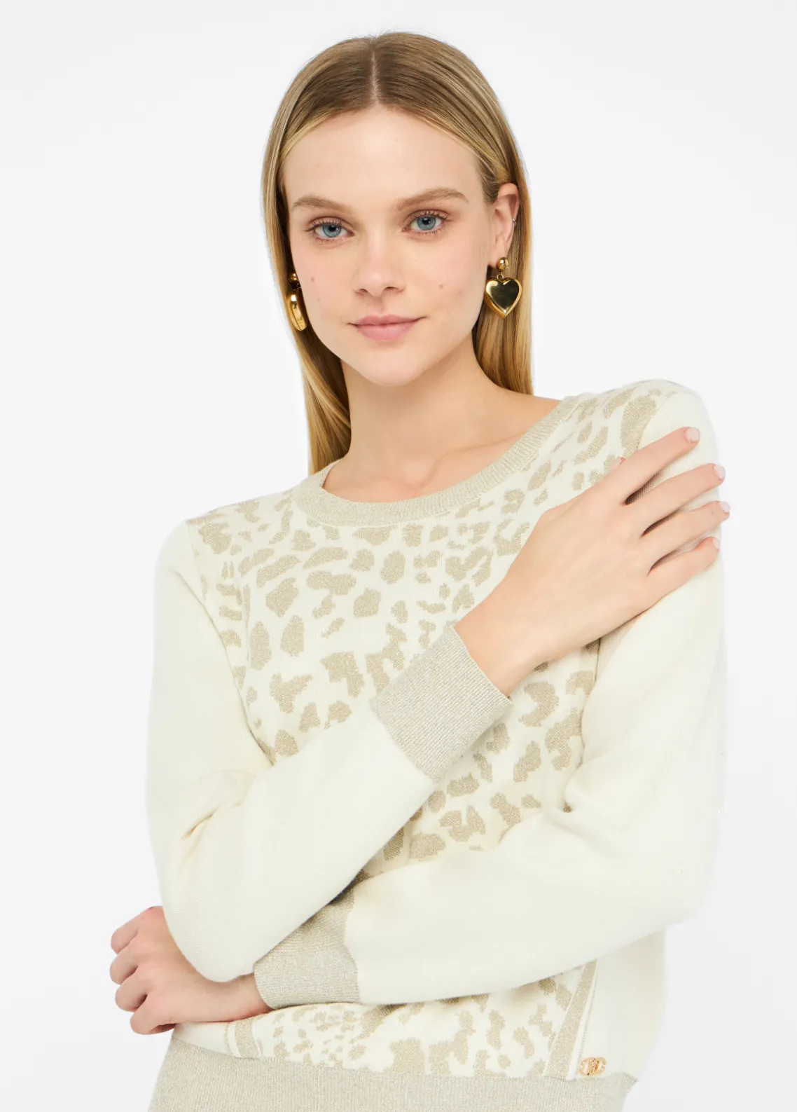 Liu Jo Jersey con estampado animal-Mujer Ropa Deportiva|Cárdigans Y Jerséis