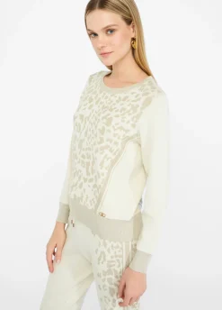 Liu Jo Jersey con estampado animal-Mujer Ropa Deportiva|Cárdigans Y Jerséis