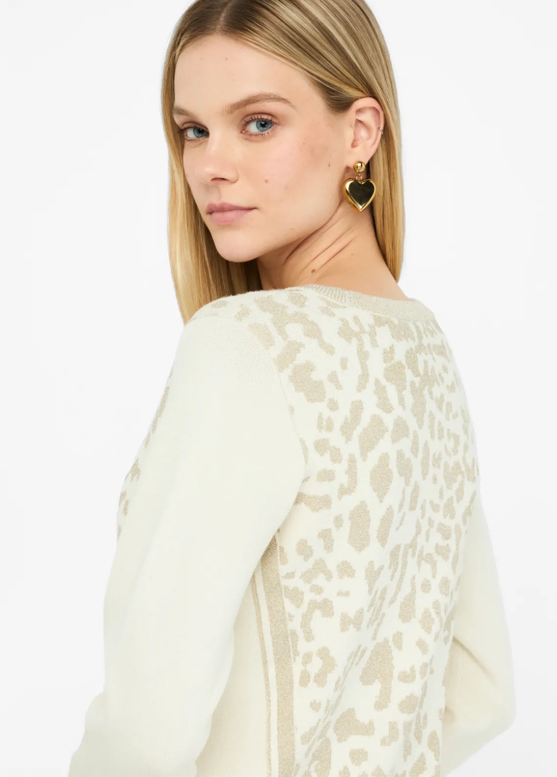 Liu Jo Jersey con estampado animal-Mujer Ropa Deportiva|Cárdigans Y Jerséis