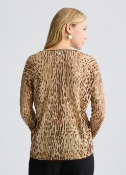 Liu Jo Jersey con estampado animal-Mujer Cárdigans Y Jerséis