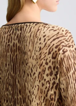 Liu Jo Jersey con estampado animal-Mujer Cárdigans Y Jerséis
