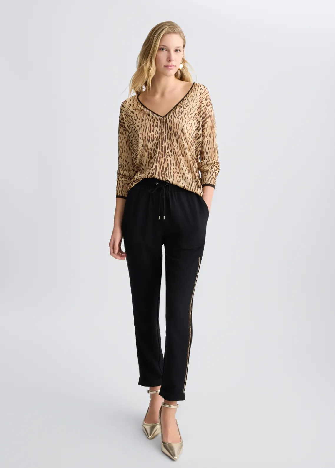 Liu Jo Jersey con estampado animal-Mujer Cárdigans Y Jerséis