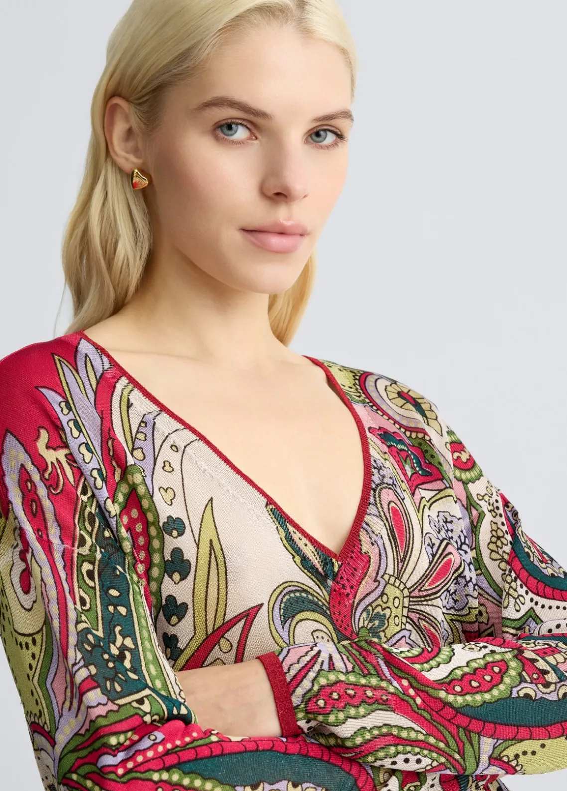 Liu Jo Jersey con estampado de fular-Mujer Cárdigans Y Jerséis