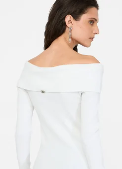 Liu Jo Jersey con hombros descubiertos-Mujer Cárdigans Y Jerséis