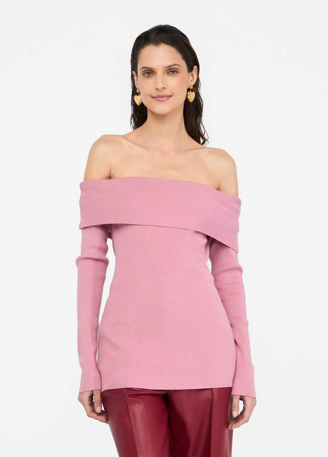 Liu Jo Jersey con hombros descubiertos-Mujer Cárdigans Y Jerséis