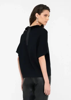 Liu Jo Jersey con lentejuelas-Mujer Cárdigans Y Jerséis