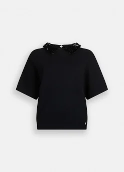 Liu Jo Jersey con lentejuelas-Mujer Cárdigans Y Jerséis