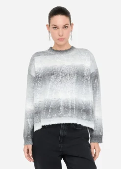 Liu Jo Jersey con lentejuelas-Mujer Cárdigans Y Jerséis