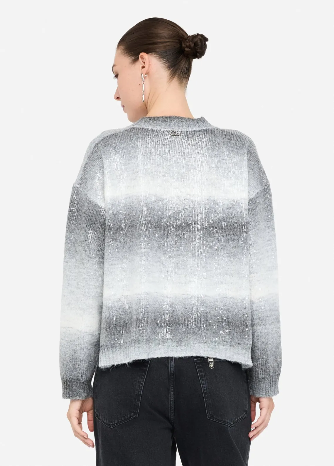 Liu Jo Jersey con lentejuelas-Mujer Cárdigans Y Jerséis
