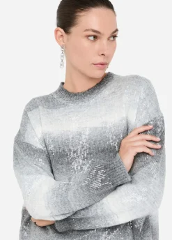 Liu Jo Jersey con lentejuelas-Mujer Cárdigans Y Jerséis