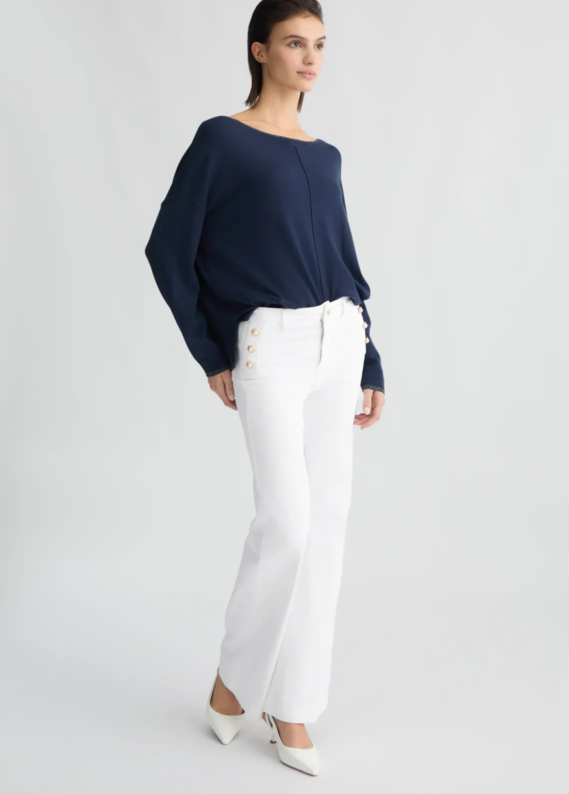 Liu Jo Jersey con lurex®-Mujer Cárdigans Y Jerséis