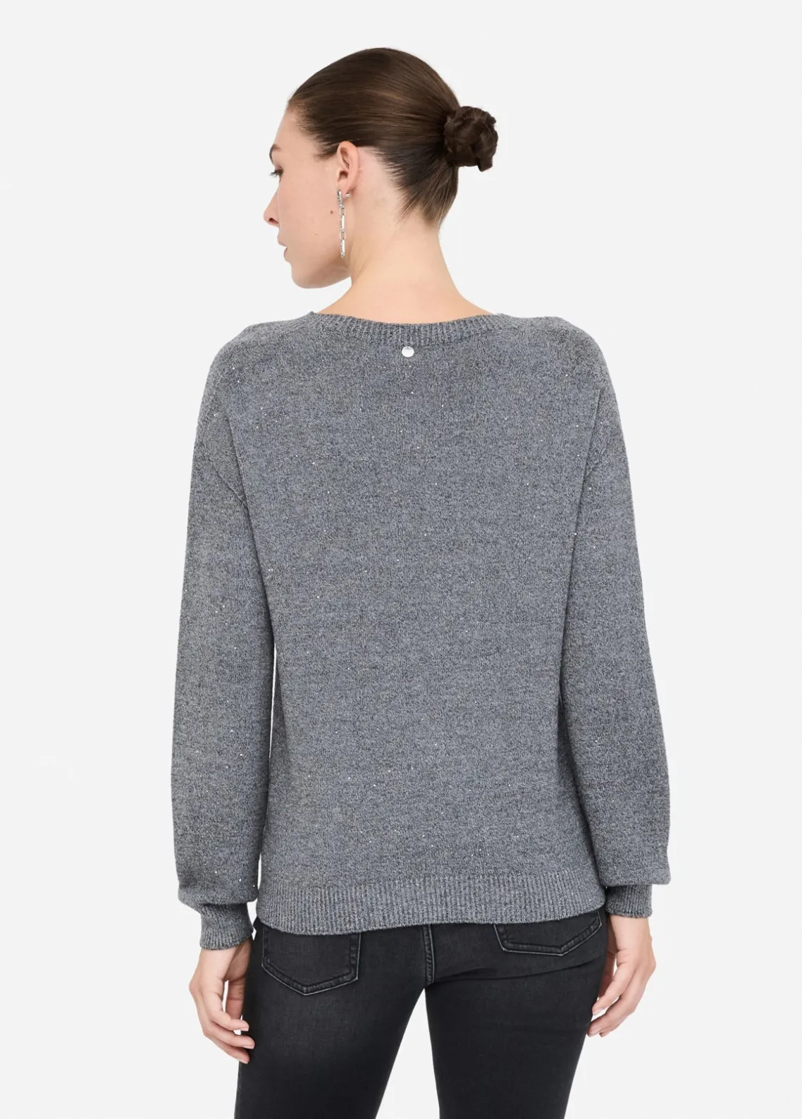 Liu Jo Jersey con microlentejuelas-Mujer Cárdigans Y Jerséis