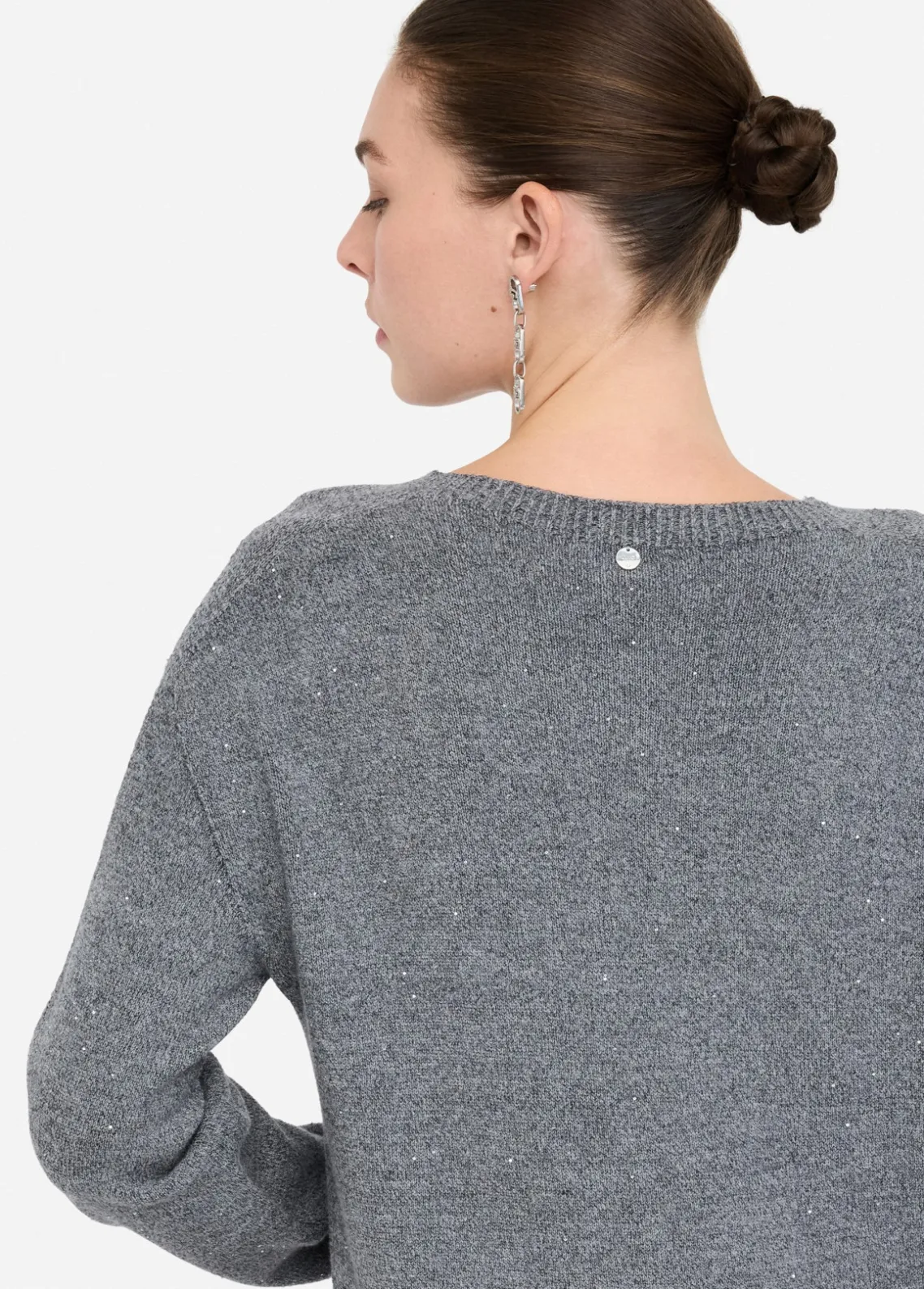 Liu Jo Jersey con microlentejuelas-Mujer Cárdigans Y Jerséis