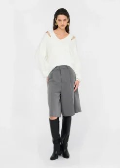 Liu Jo Jersey con pedrería-Mujer Cárdigans Y Jerséis