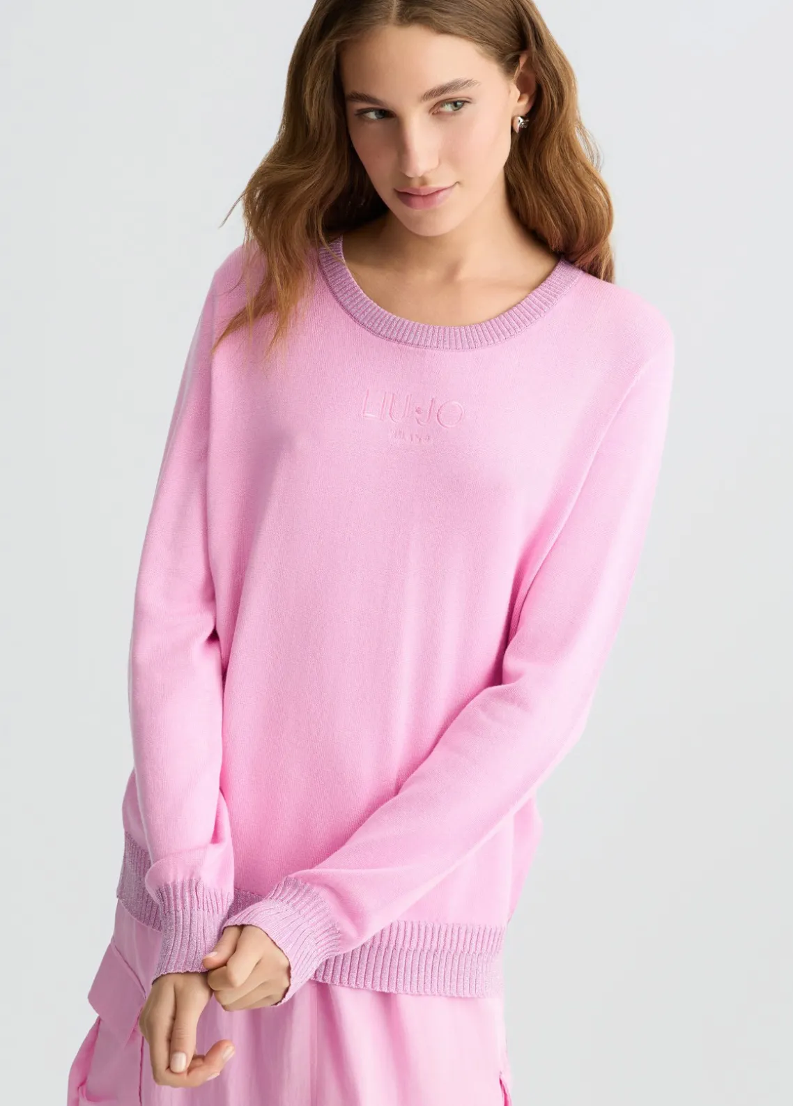 Liu Jo Jersey con ribetes de lurex®-Mujer Cárdigans Y Jerséis
