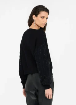 Liu Jo Jersey con strass-Mujer Cárdigans Y Jerséis