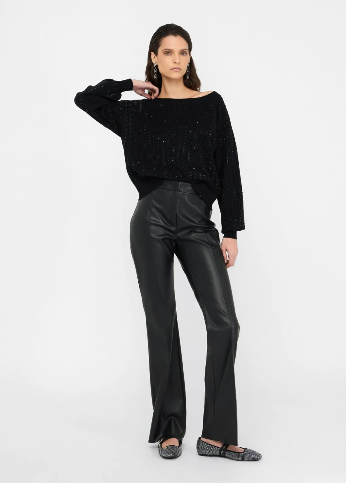 Liu Jo Jersey con strass-Mujer Cárdigans Y Jerséis