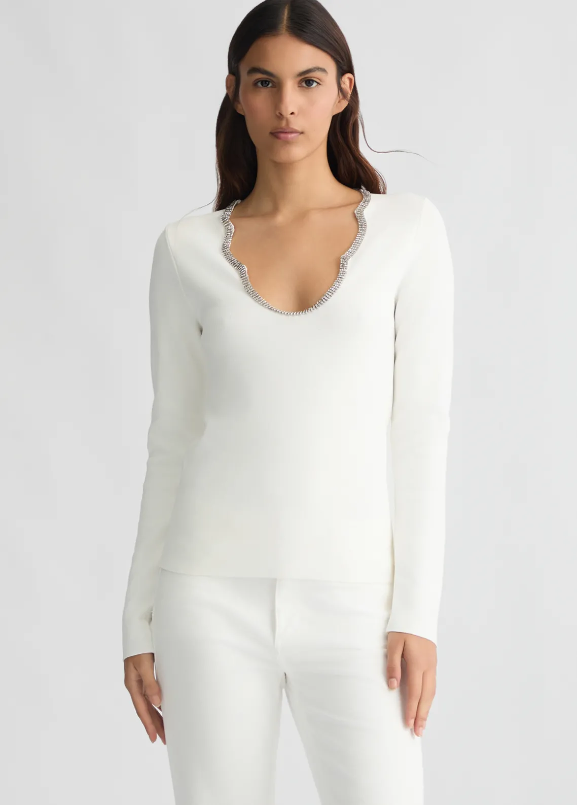Liu Jo Jersey con strass-Mujer Cárdigans Y Jerséis